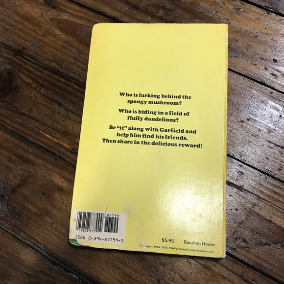 1986 GARFIELD Touch & Go Seek Scratch N Sniff RARE - Picture 2 of 6